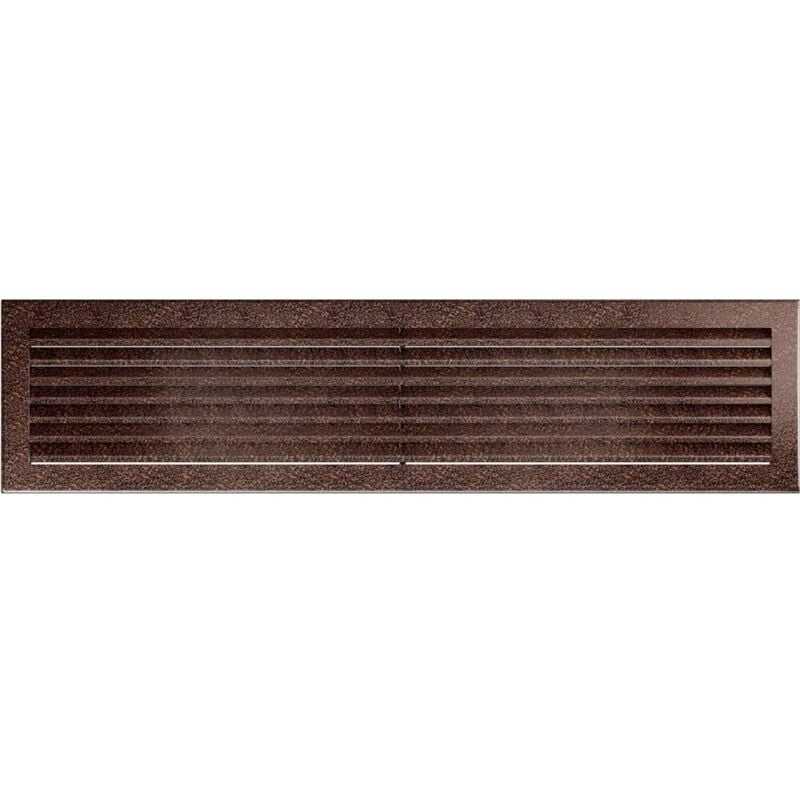 foto del prodotto griglia di ventilazione kratki griglia per camino fresh 17cm x 70cm rame