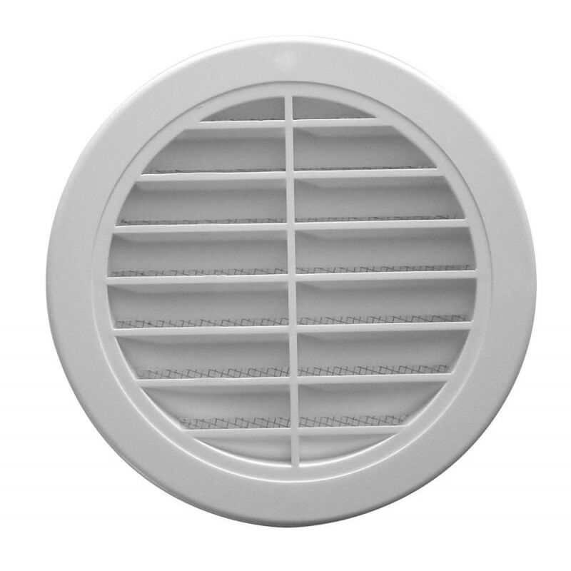 foto del prodotto griglia di ventilazione rotonda, dn 125 bianco 66613 upmann