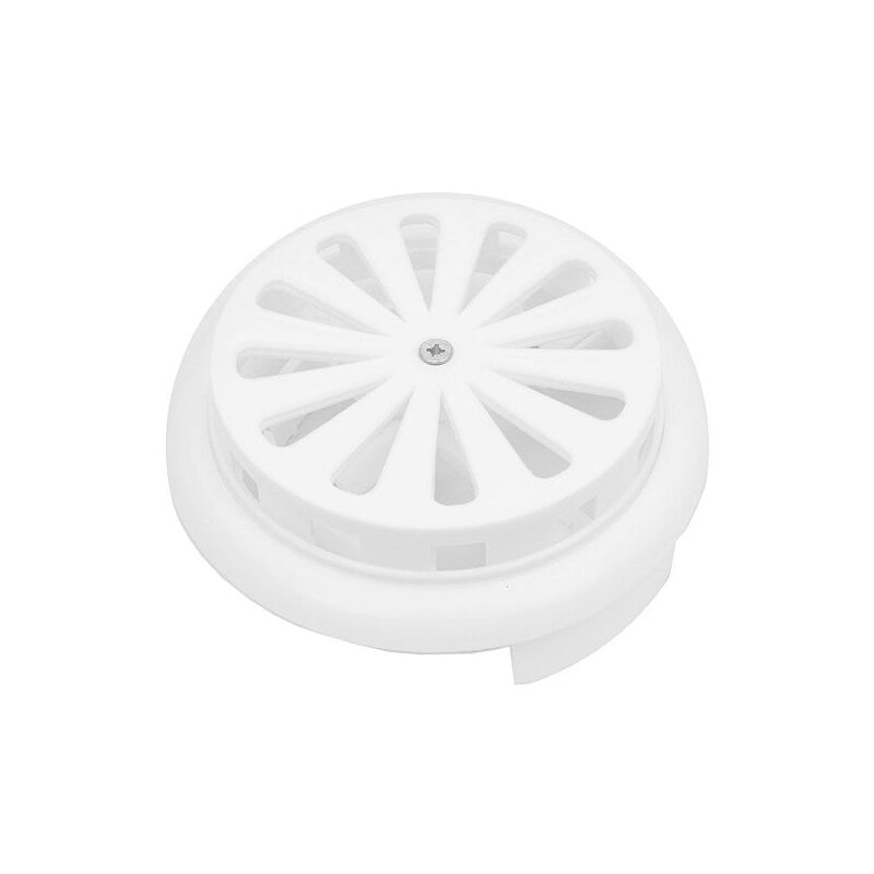 foto del prodotto griglia di ventilazione rotonda regolabile universale xl bianca 90 160 mm