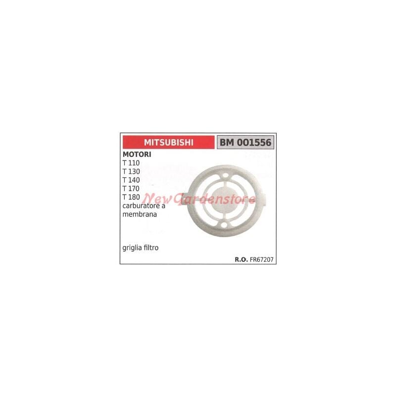 foto del prodotto griglia filtro aria mitsubishi motore 2 tempi decespugliatore tagliasiepe 001556