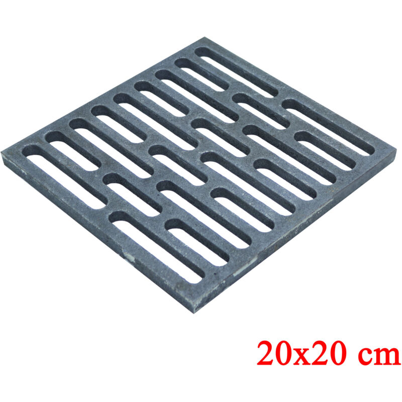 foto del prodotto griglia in ghisa a mattoncini per camini e stufe disponibile in diverse misure scegli la misura 20x20x1 m