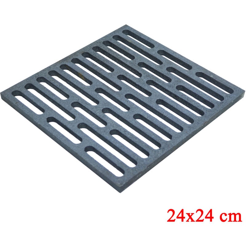 foto del prodotto griglia in ghisa a mattoncini per camini e stufe disponibile in diverse misure scegli la misura 24x24x1 m