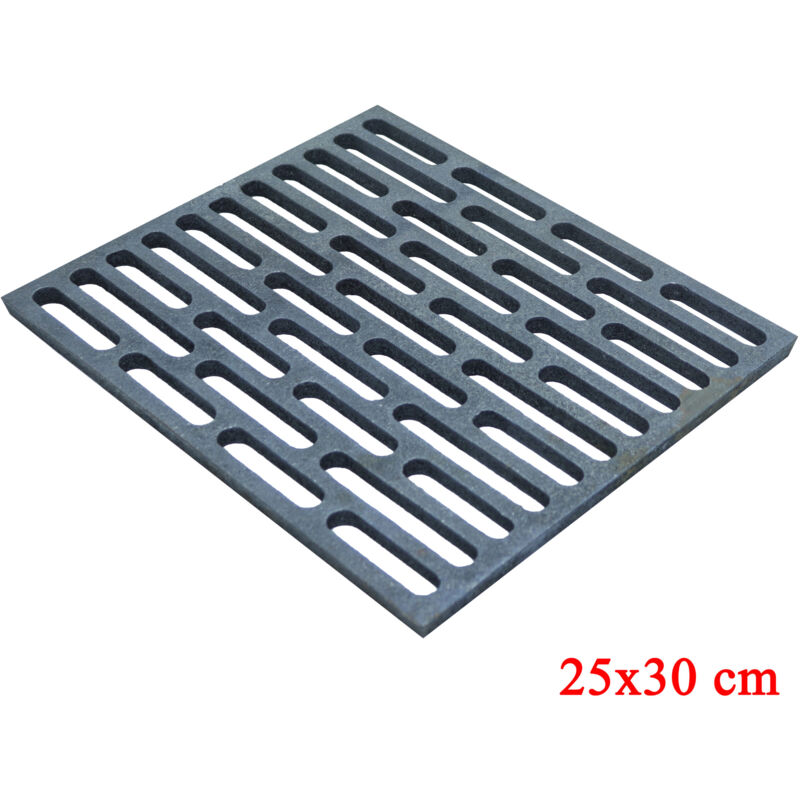foto del prodotto griglia in ghisa a mattoncini per camini e stufe disponibile in diverse misure scegli la misura 25x30x1 m