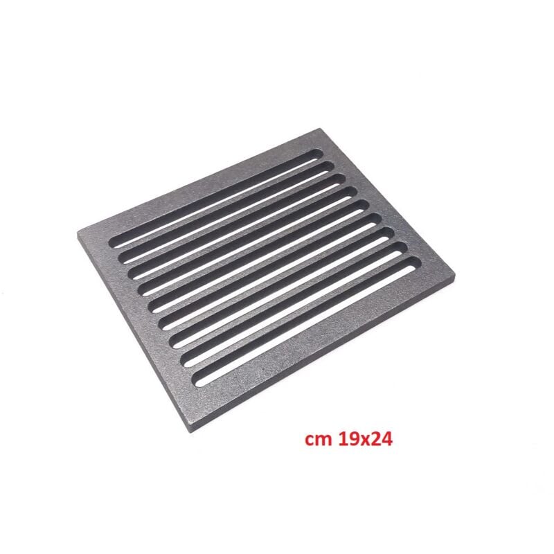 foto del prodotto griglia in ghisa per camini e stufe disponibile in diverse misure scegli la misura 24x19x1 l