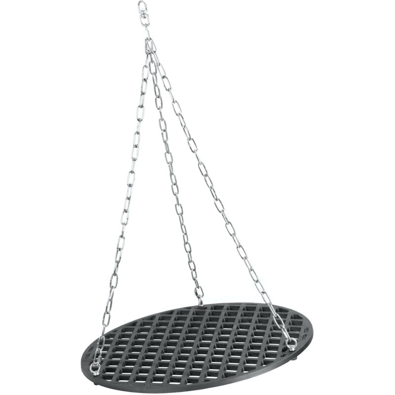 foto del prodotto griglia in ghisa rotonda 54 cm gi stagionata preseasoned griglia per esterni bbq toro
