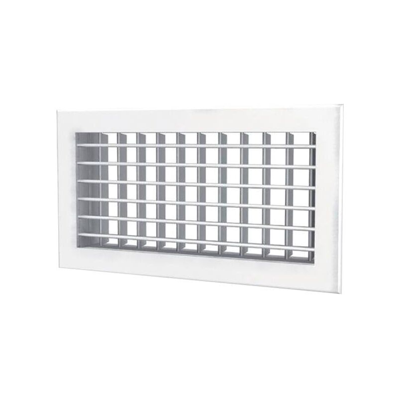 foto del prodotto griglia mandata bifilare 700x200 bianca