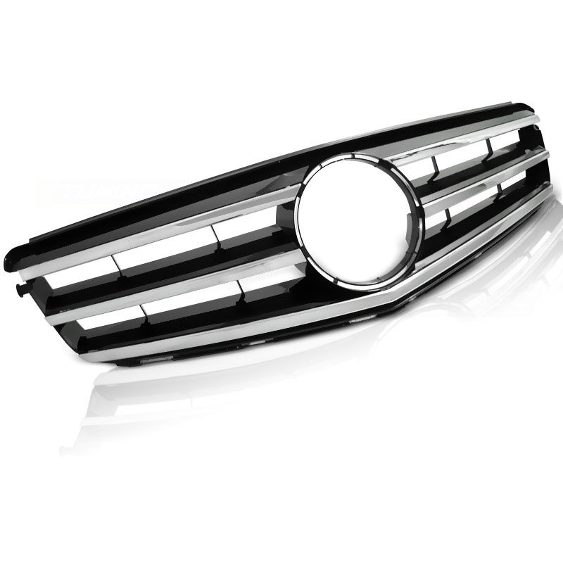 foto del prodotto griglia mercedes w204 07 14 avantgarde cromata nera