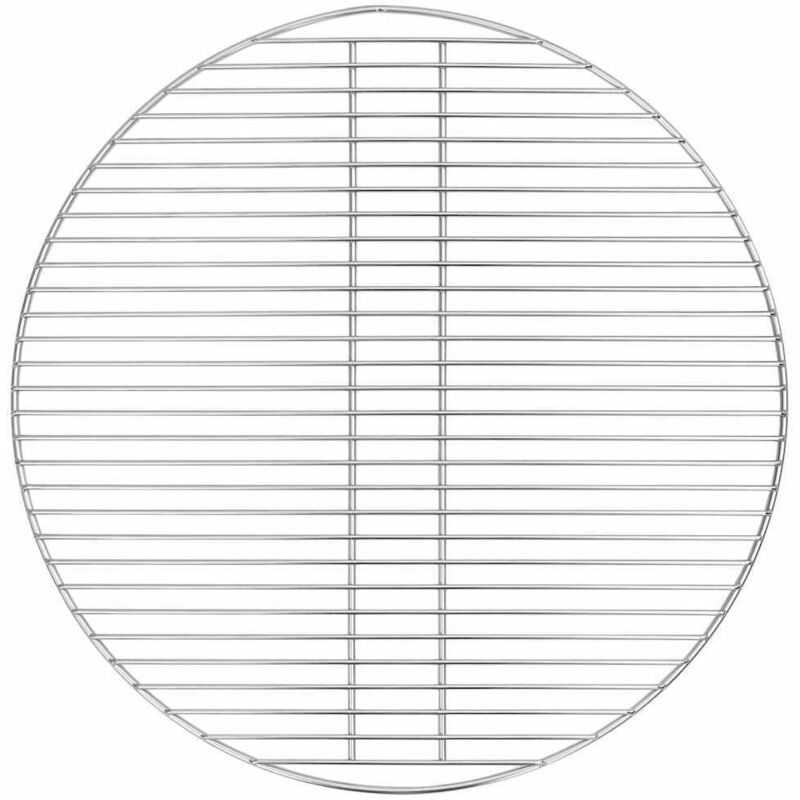 foto del prodotto griglia per barbecue argento 57 x 57 cm acciaio inossidabile - vidaxl