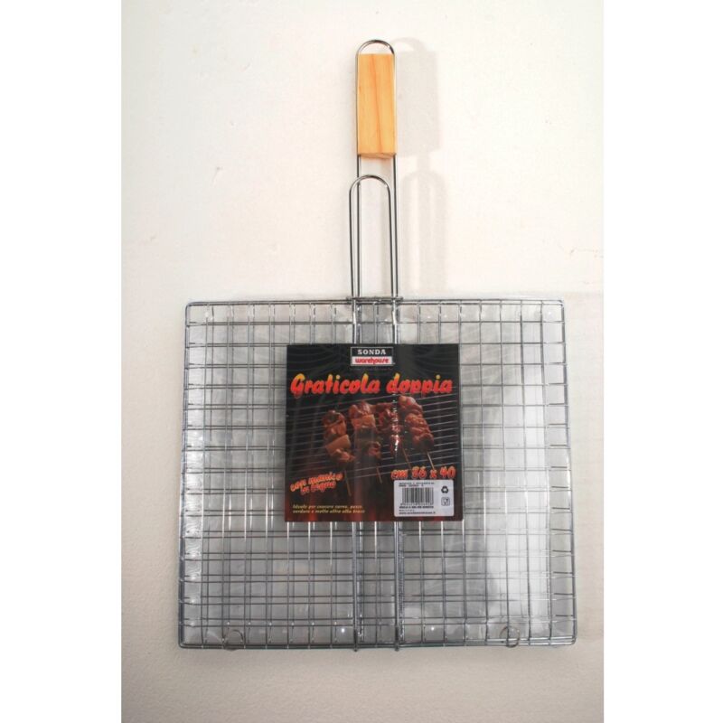 foto del prodotto griglia per barbecue in acciaio 40x35x66 cm
