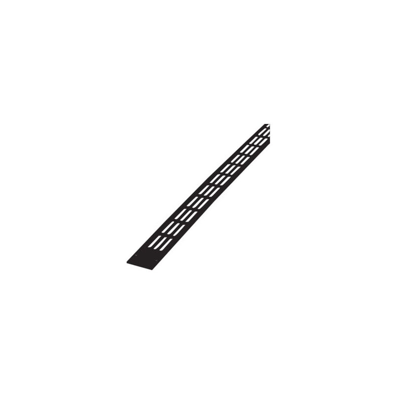 foto del prodotto griglia piatta in alluminio 478 1 renson 275 mm nero ral 9005 00047818