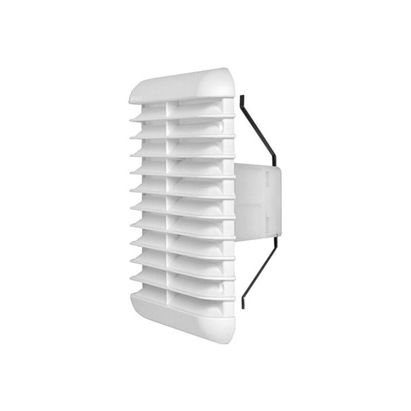 foto del prodotto griglia quadra 125 160 in abs con molle colore bianco articolo 9601 006 06