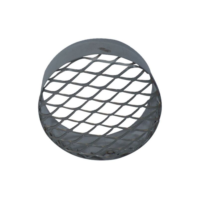 foto del prodotto griglia rotonda inox - 80 mm per aspirazione alta dell'aria comburente 0000051006f