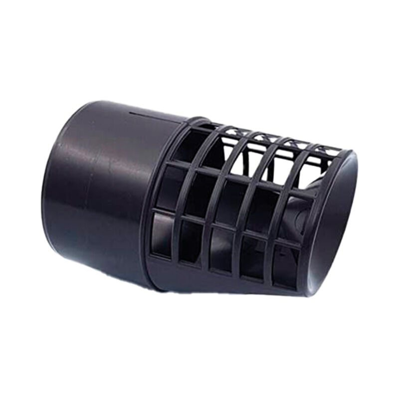 foto del prodotto griglia scarico fumi antigoccia d.80mm in plastica nera