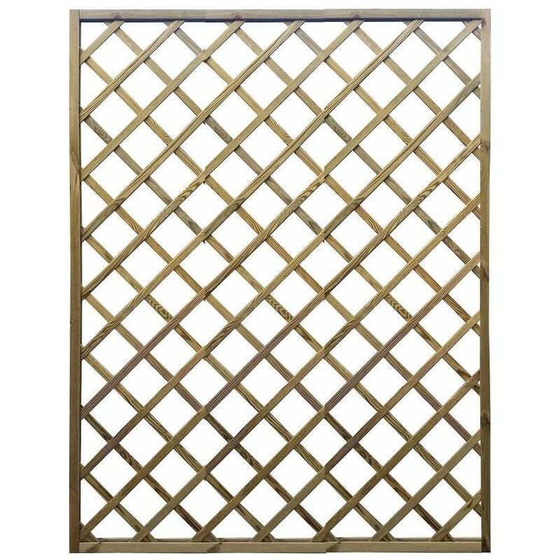 foto del prodotto grigliato in legno naturale per giardino 120x180 cm pircher