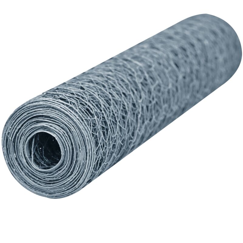 foto del prodotto grigliato zincato a maglie esagonali di 25 mm werka pro 0,5 x 25m