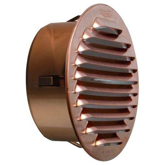 foto del prodotto griglie aerazione rame con rete imbocco rame diametro mm.100