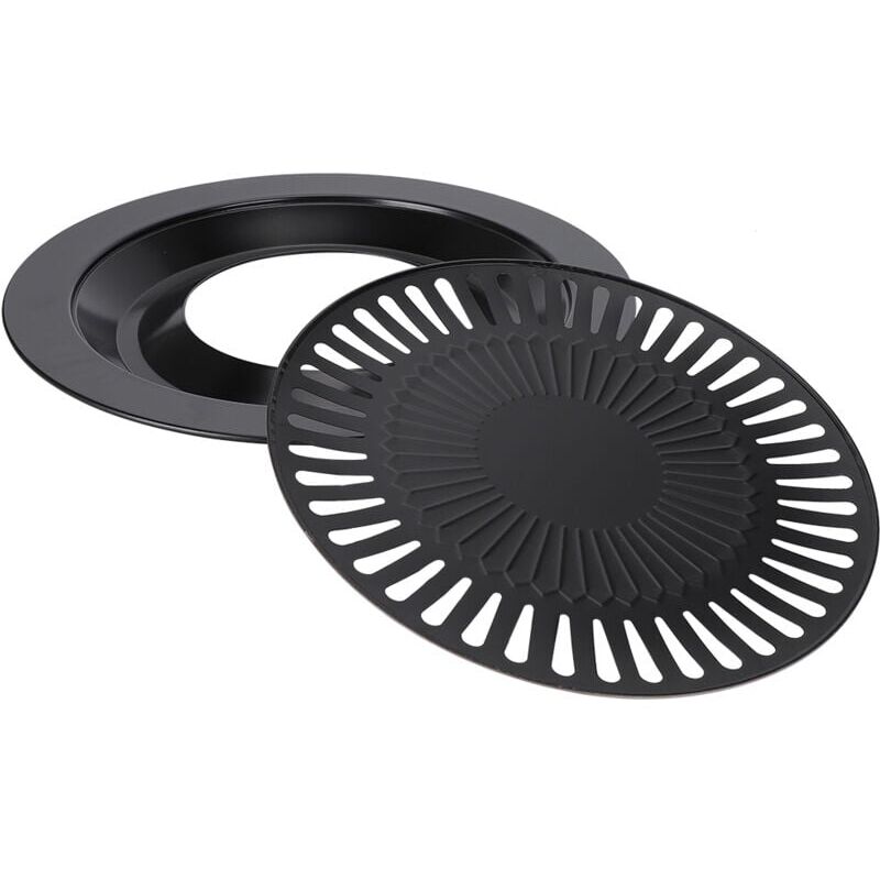 foto del prodotto griglie da interno, griglia elettrica senza fumo, griglia per barbecue coreana, padella per pesce per griglia, padella superiore, piano cottura
