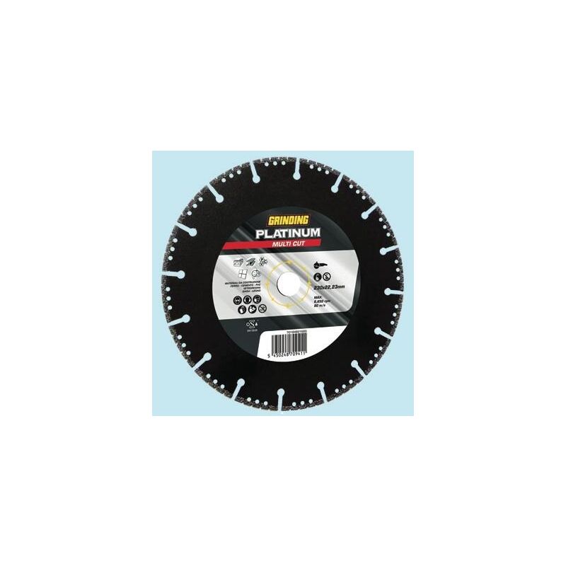 foto del prodotto grinding dischi disco diamantato platinum multi cut misure 115 230