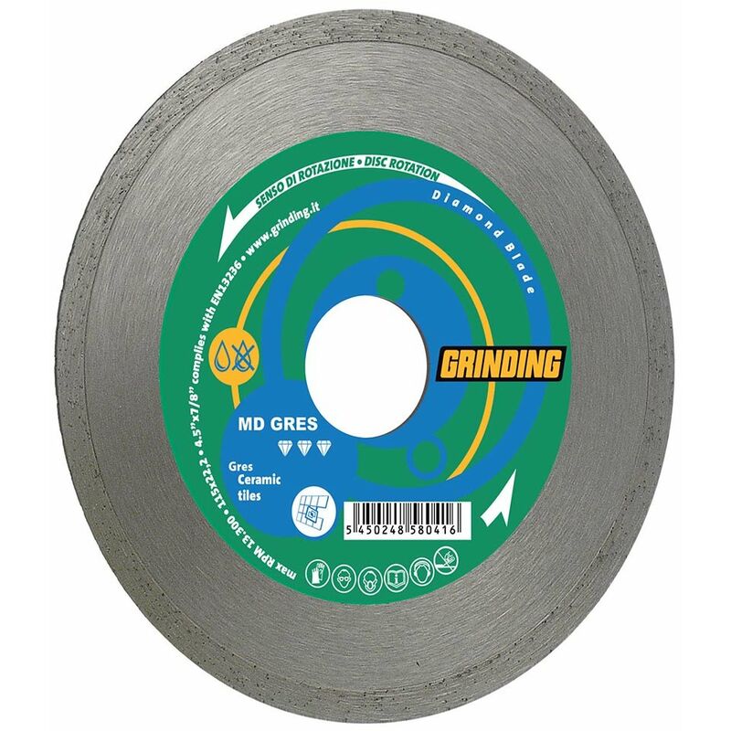 foto del prodotto grinding disco diamantato per gres porcellanato 115 mm md gres