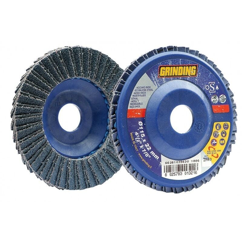 foto del prodotto grinding disco lamellare zirconio d115 80gr