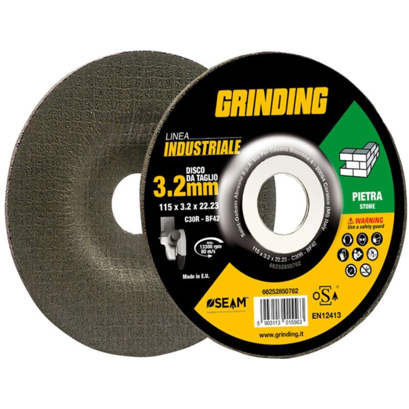 foto del prodotto grinding industriale disco pietra depres 115x3,2 - 5 pezzi