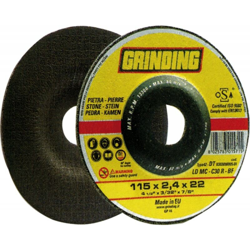 foto del prodotto grinding mola abrasiva per taglio di marmo e materiali per l edilizia a media durezza 115 x 3.2 mm