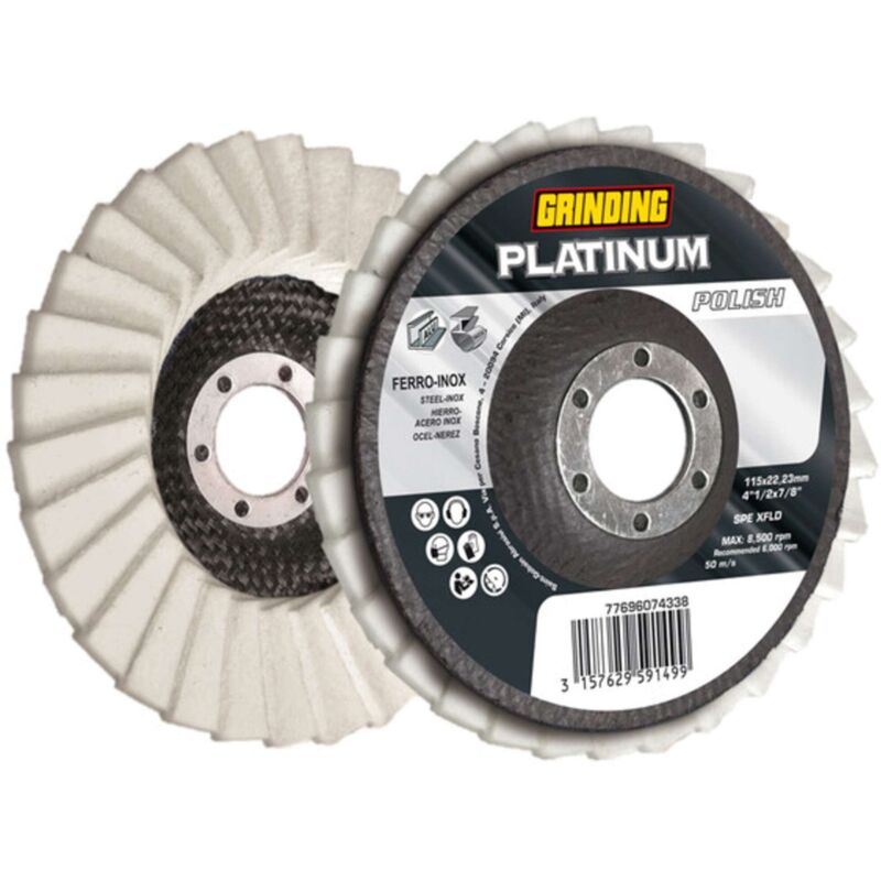 foto del prodotto grinding platinum polish disco cotone 115x22 10 pezzi