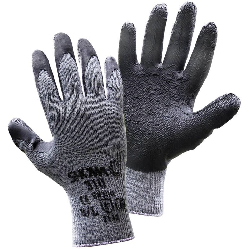 foto del prodotto grip black 14905 8 cotone, poliestere guanto da lavoro taglia guanti 8, m en 388 cat ii 1 paio a showa