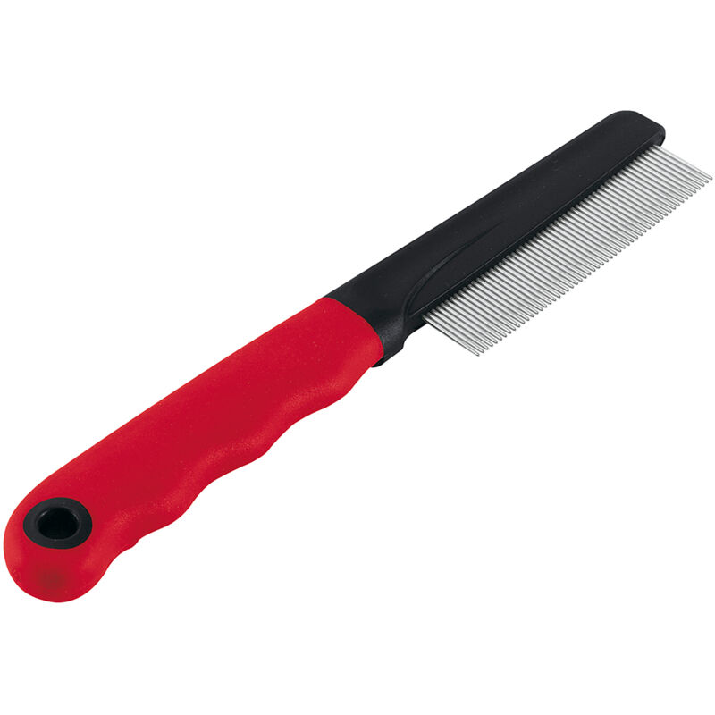 foto del prodotto gro 5856 pettine per cani e gatti con pelo medio e lungo. variante gro 5856 misure 20 x 1.6 x h 3.5 cm ferplast
