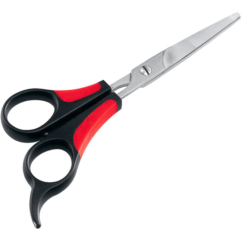 foto del prodotto gro 5988 forbice con lame lisce per cani dal pelo corto, medio e lungo . variante gro 5988 misure 16.5 x 6 x h 0.9 cm ferplast