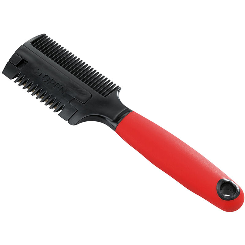 foto del prodotto gro 5991 pettine e rasoio 2in1 per cani. variante gro 5991 misure 18.3 x 4.5 x h 1.8 cm ferplast