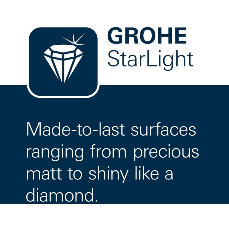 foto del prodotto grohe 27485000 rainshower braccio a soffitto per soffione doccia, cromo, lunghezza 142 mm