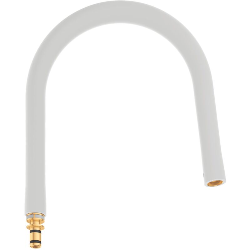 foto del prodotto grohe 30321mw0 flessibile elastico per cucina con doccetta professionale, marmo bianco