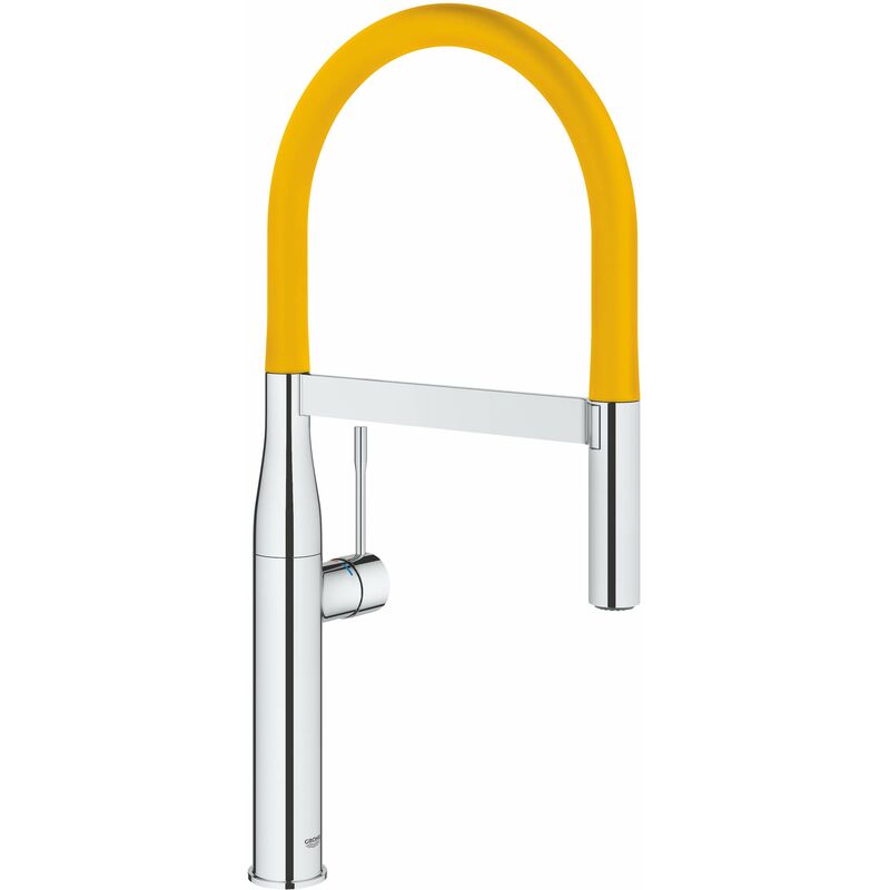 foto del prodotto grohe 30321yf0 flessibile elastico per cucina con doccetta professionale, giallo