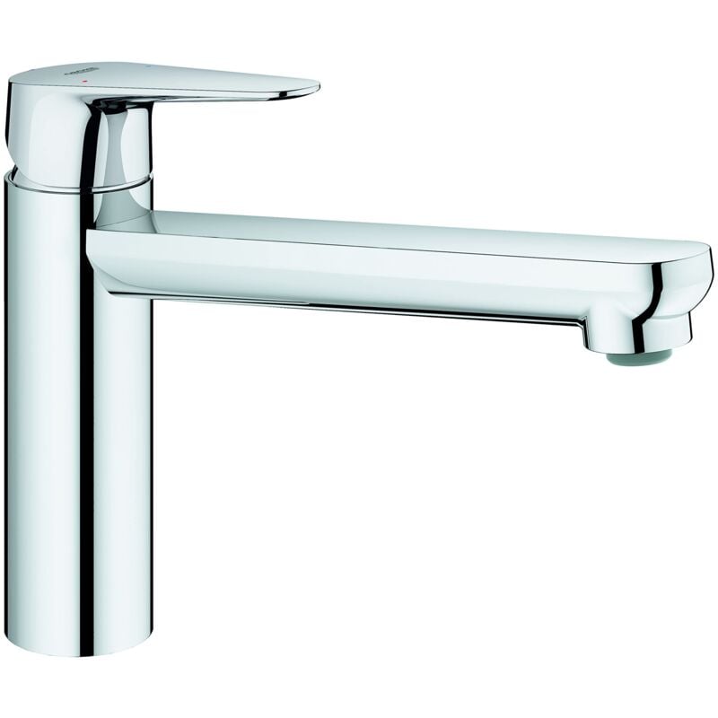 foto del prodotto grohe 31717000 quickfix start curve, miscelatore monocomando per lavello, angolo di rotazione 140 , bocca media, sistema di installazione semplice,