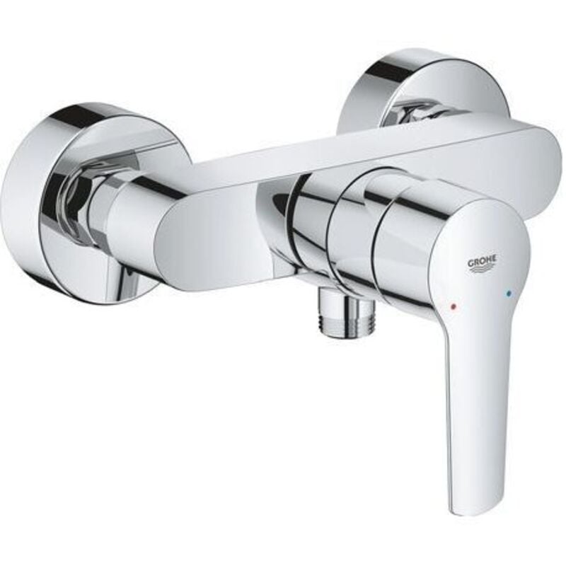foto del prodotto grohe 32279002 start miscelatore monocomando per doccia a parete maniglia in metallo per un funzionamento tattile valvola di non ritorno integrata