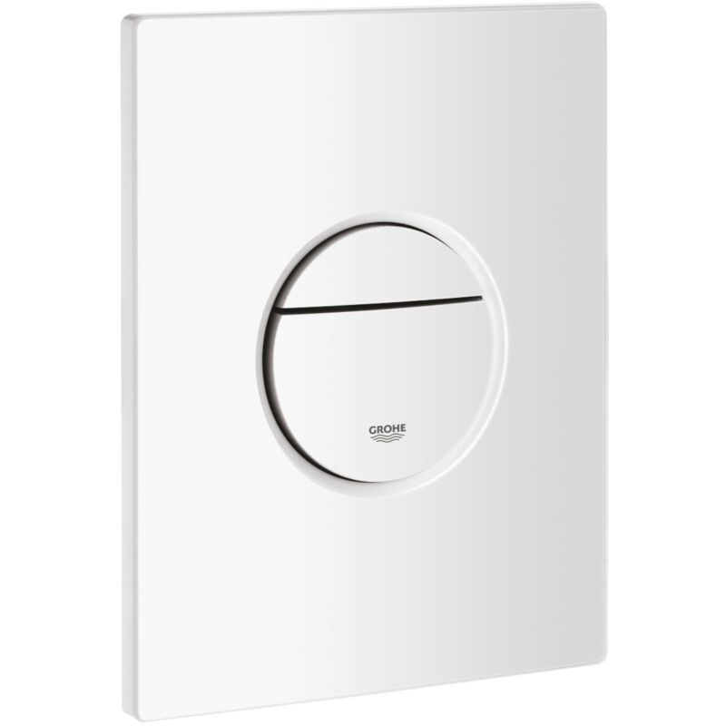 foto del prodotto grohe 38765sh0 nova cosmopolitan piastra di azionamento wc, doppio scarico, bianco