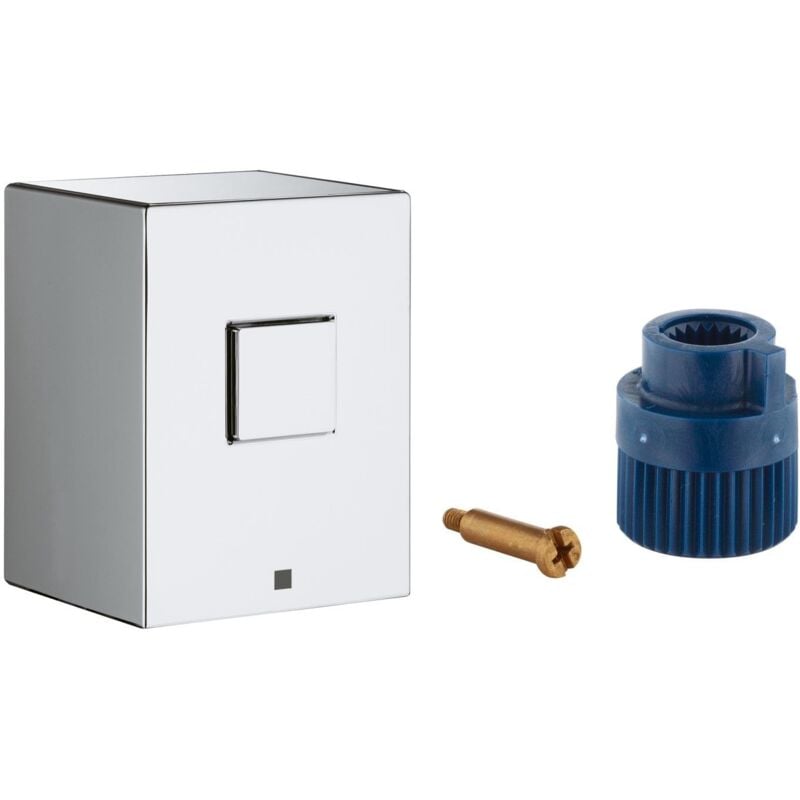 foto del prodotto grohe 47960000 maniglia di chiusura grotherm cube, argento