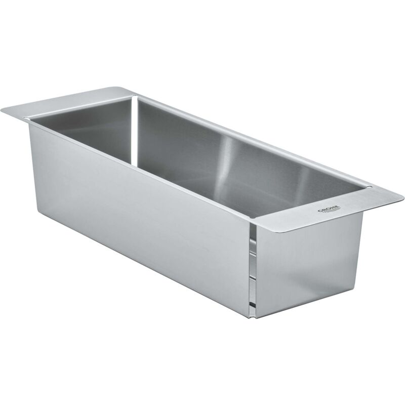 foto del prodotto grohe accessori vaschetta raccogligocce per lavelli, acciaio inox spazzolato 40852sd0