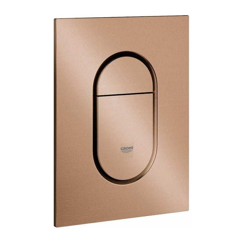 foto del prodotto grohe arena cosmopolitan s 37624 2 m. start stopp placca comando wc oro rosa brillante geb.