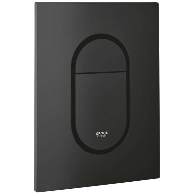 foto del prodotto grohe arena cosmopolitan s placca di comando wc, phantom black 37624kf0