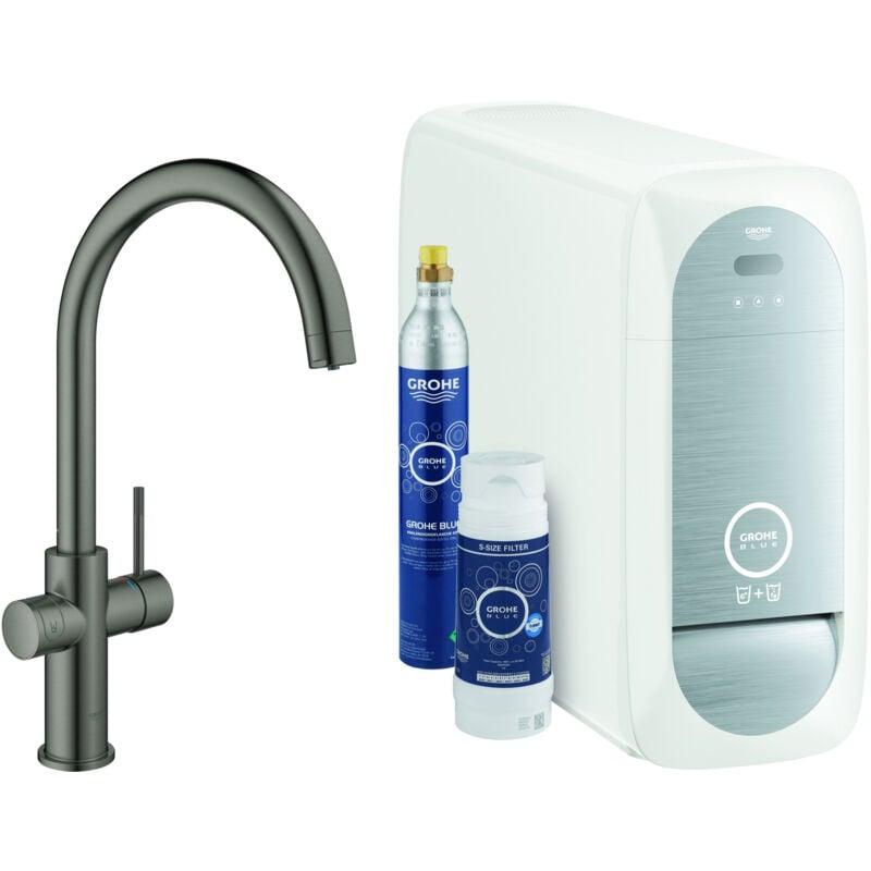foto del prodotto grohe blue home c spout starter kit mitigeur d vier levier