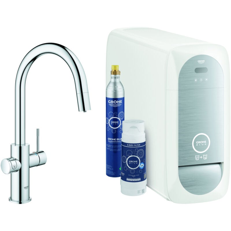 foto del prodotto grohe blue home c spout starter kit mitigeur monocommande pour