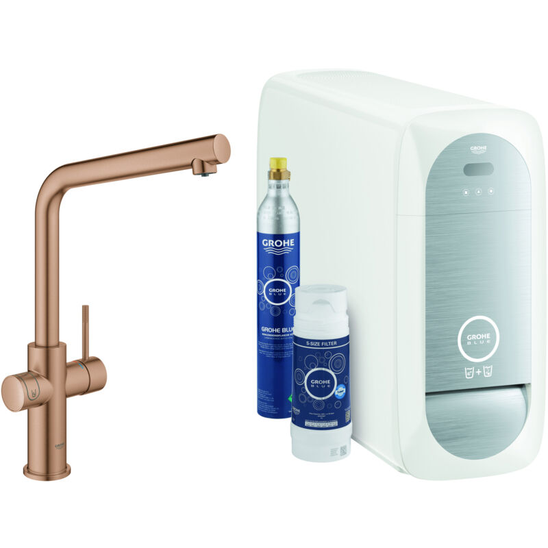 foto del prodotto grohe blue home l spout starter kit mitigeur d vier levier