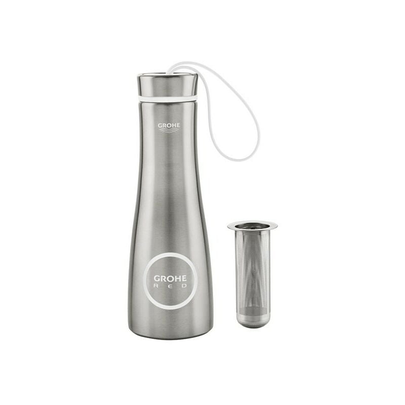 foto del prodotto grohe bottiglia termica in acciaio inox con infusore 40919sd0 450ml