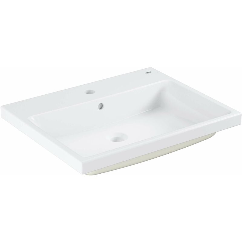 foto del prodotto grohe cube ceramic lavabo a semincasso, 61x49 cm, pureguard, bianco alpino 3947900h