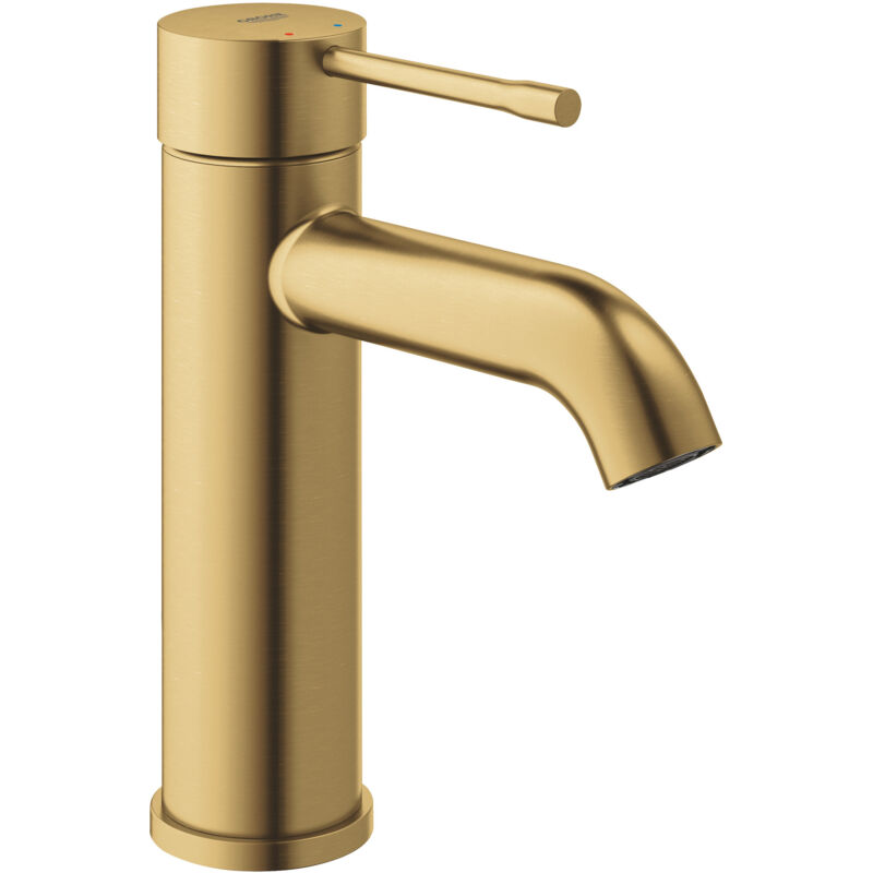 foto del prodotto grohe essence miscelatore monocomando per lavabo misura s, spazzola cool sunrise 23590gn1 