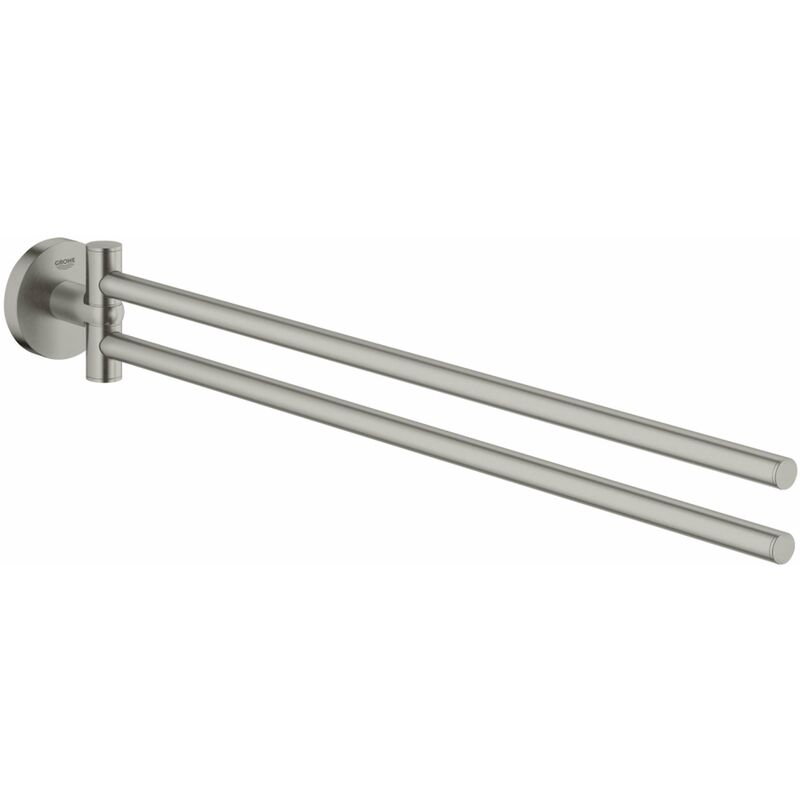 foto del prodotto grohe essentials portasciugamani, supersteel 40371dc1