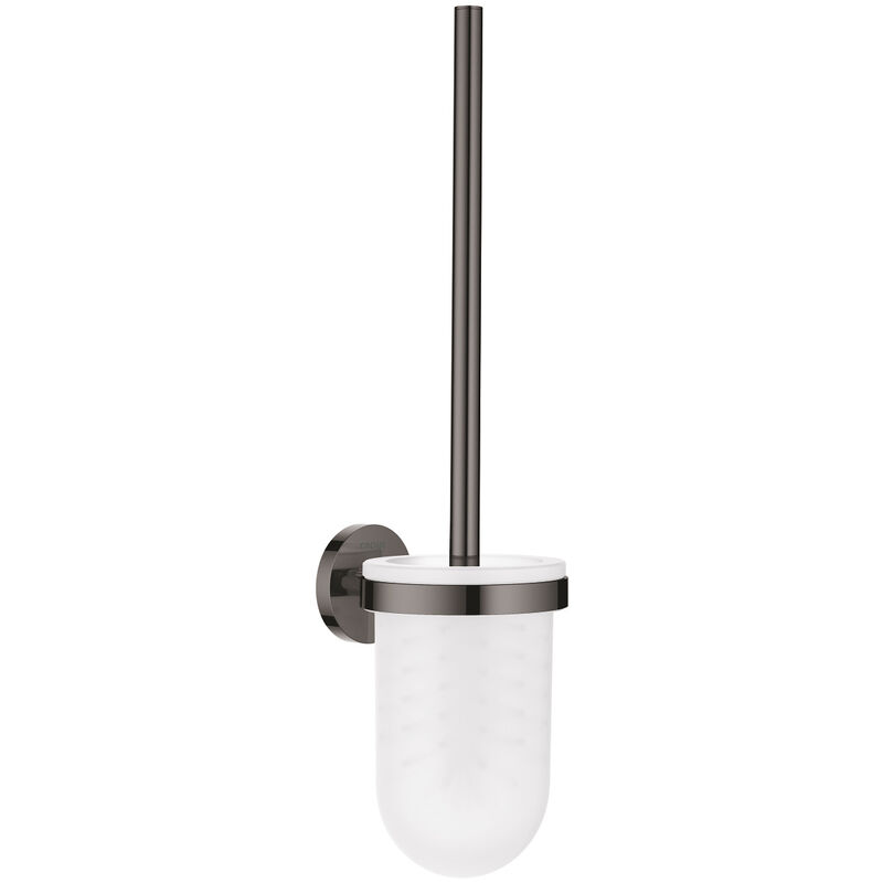 foto del prodotto grohe essentials portascopino wc con fissaggi nascosti, grafite dura 40374a01 