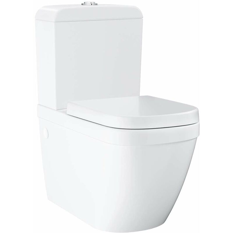 foto del prodotto grohe euro ceramic set wc combinato con cassetta e copriwater softclose, rimless, bianco alpino 39462000